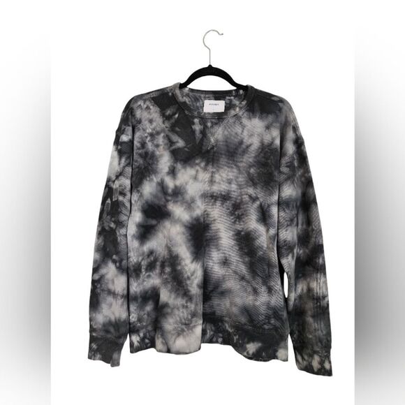 Old Navy Other - Old Navy Black and White Tie-Dye Mens Shirt - crew neck - long sleeves, size S